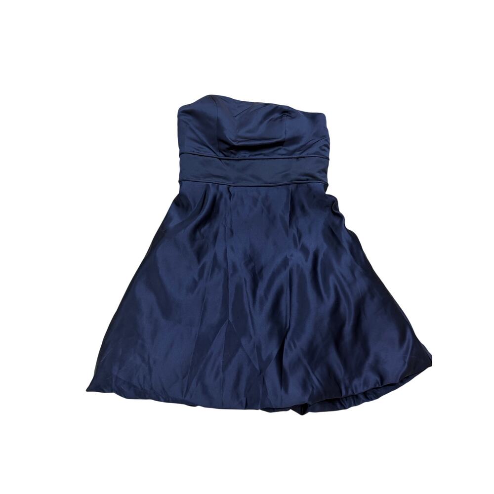 Bill Levkoff Navy Strapeless sweetheart dress size 10